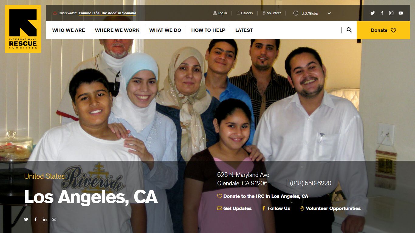 Los Angeles, CA | The IRC - International Rescue Committee (IRC)